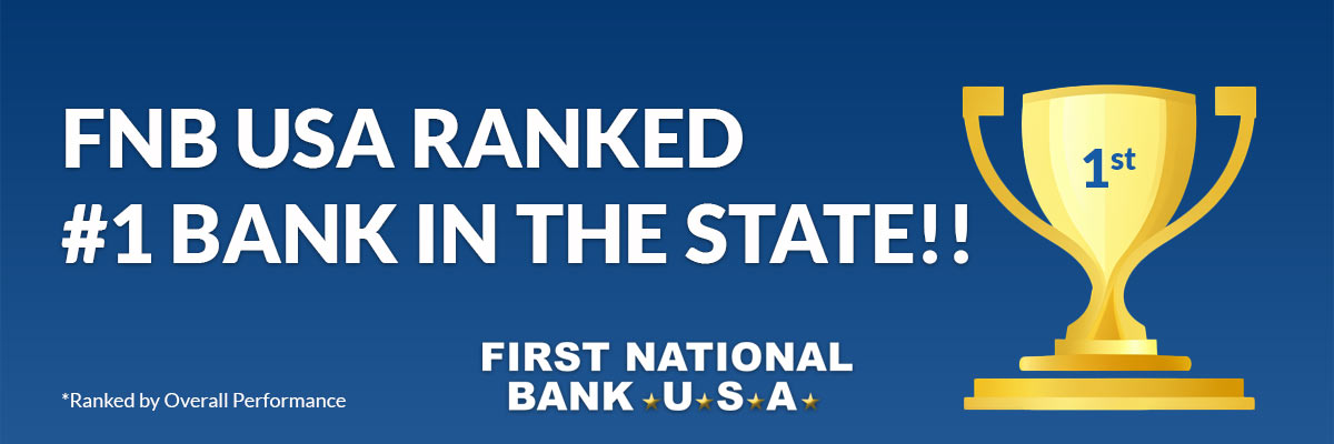 FNBUSA Ranked #1 Bank in the State - Link to PDF